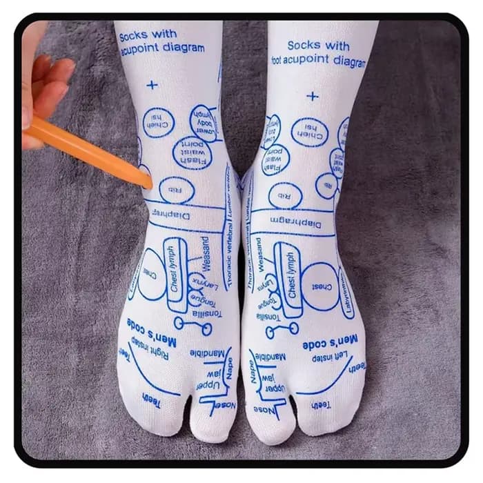 Chaussettes de tous les jours pour massage des pieds