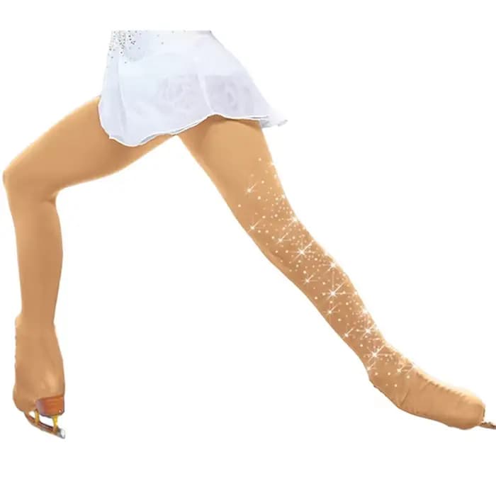 Collants de patinage artistique en strass