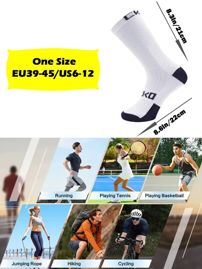 Chaussettes de cyclisme professionnelles respirantes pour hommes et femmes