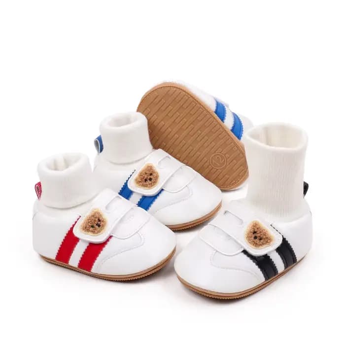 Chaussures chaussette en coton doux pour bébé