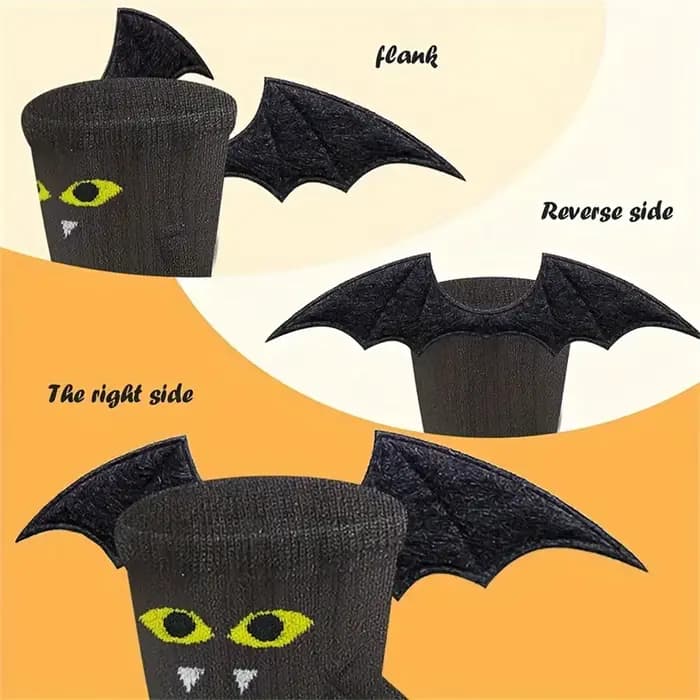 Chaussettes d'halloween magnétiques effrayantes pour femmes