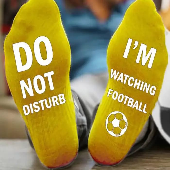 Chaussettes de football ne déteste pas regarder