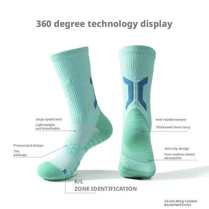 Chaussettes de basket-ball Elite haute performance