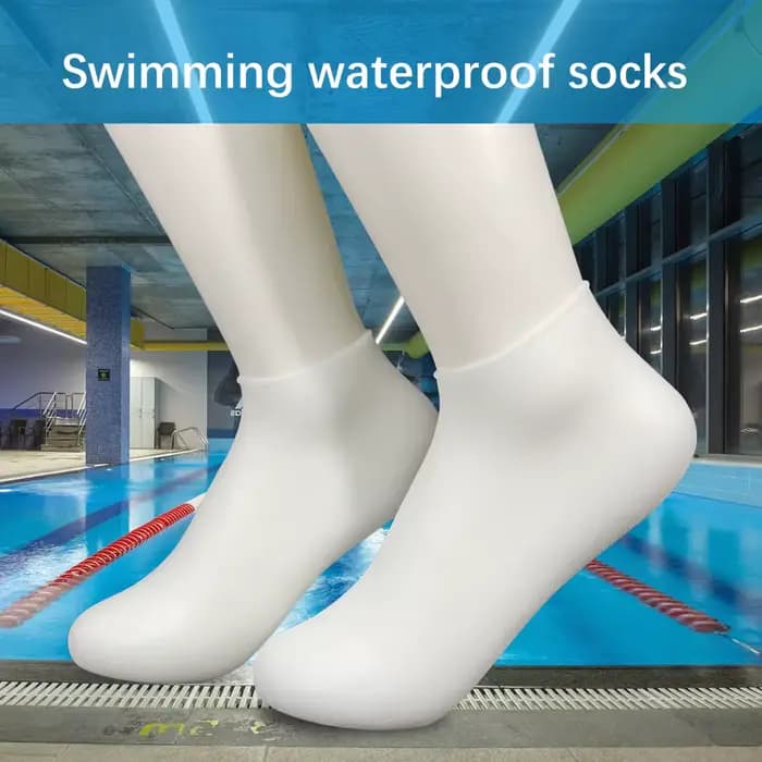 Chaussettes de plongée sous-marine en Silicone, chaussettes de natation 3mm, chaudes, résistantes à l'eau, bottes d'eau de surf, chaussures de plage antidérapantes, chaussettes à ailettes élastiques