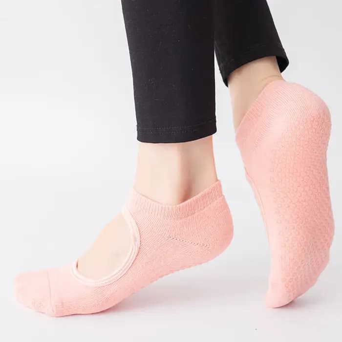 Chaussettes de yoga coordonnantes à cinq doigts pour femmes