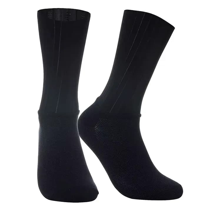 Chaussettes aérodynamiques de l'équipe de vélo