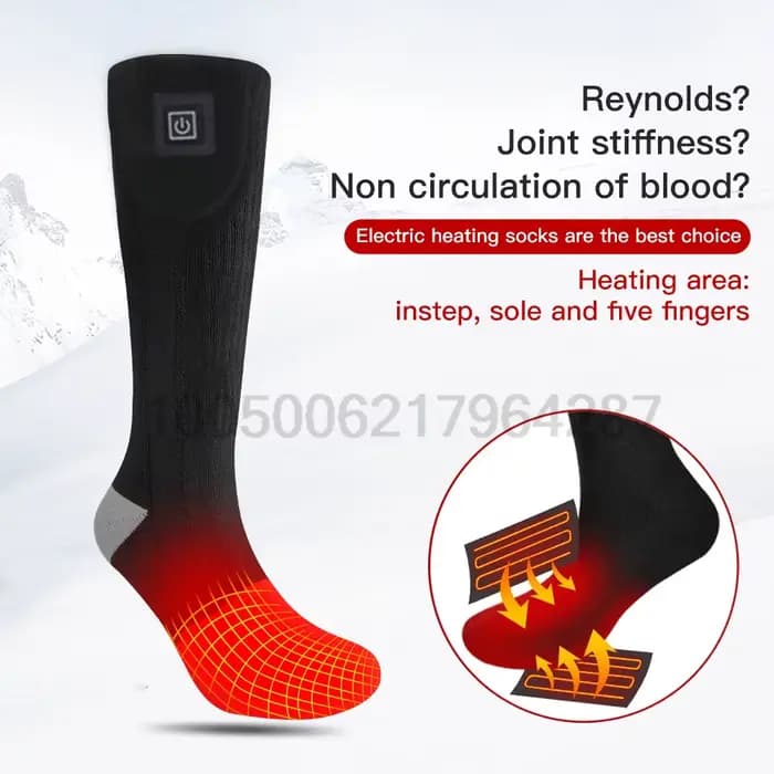 Chaussettes chauffantes d'hiver
