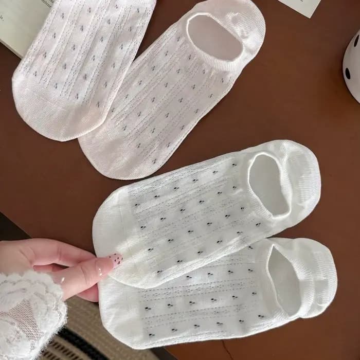 4 paires de chaussettes basses pour femmes