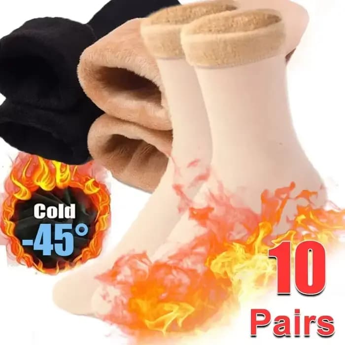 Chaussettes de neige thermiques épaisses pour hommes et femmes