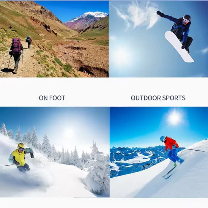 Chaussette de ski en laine mérinos pour homme et femme