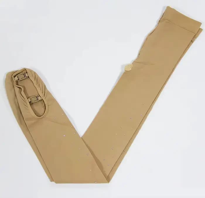 Collants de patinage artistique en strass pour adultes et enfants, justaucorps de gymnastique, pantalons de patinage sur glace, chaussettes pour filles, Legging de Fitness pour adultes