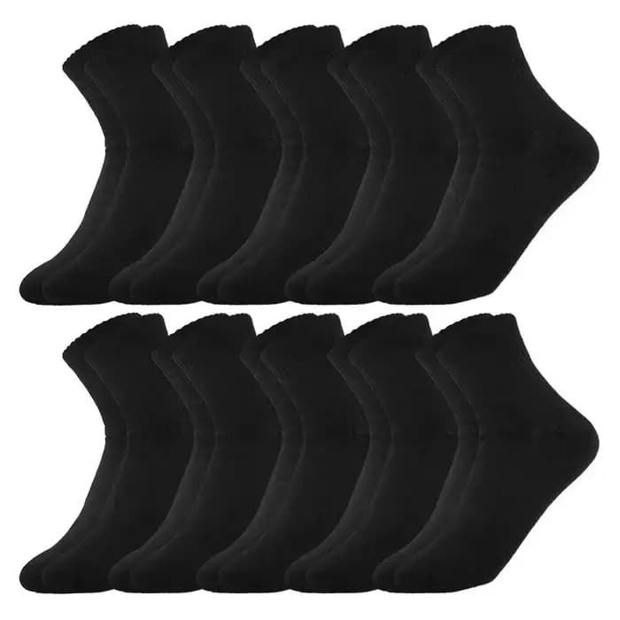 10 paires de chaussettes mi-mollet pour hommes