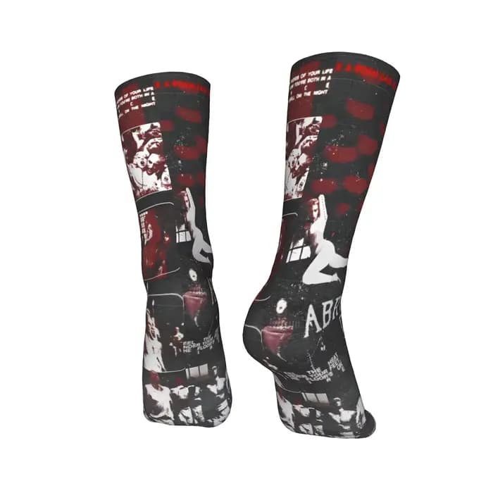 Ladys Gaga bas Abracadabra graphique chaussettes à la mode automne
