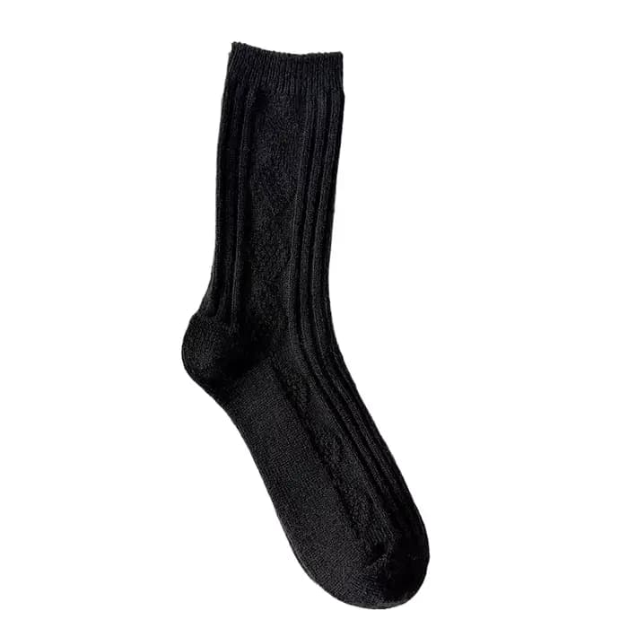 5 paires de chaussettes en laine pour femmes