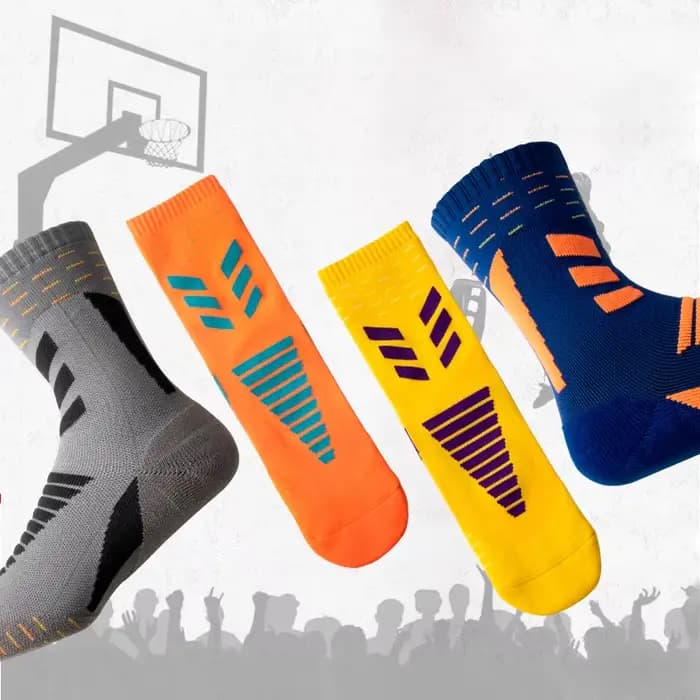 Chaussettes de basket-ball professionnelles pour enfants et hommes, cyclisme en plein air, escalade, course à pied, séchage rapide, respirantes, antidérapantes pour adultes