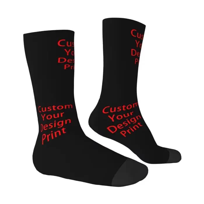 Personnalisez votre conception chaussettes pour femmes hommes Stretch été automne hiver