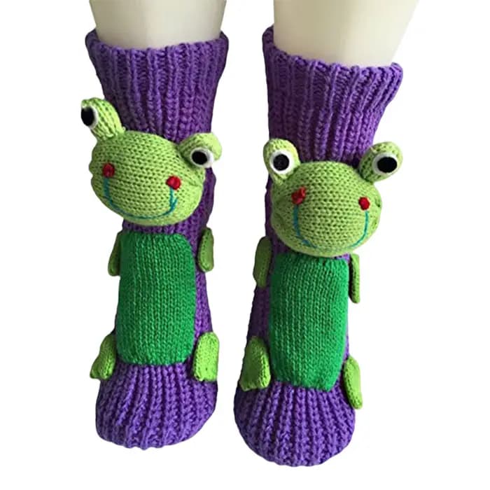 Chaussettes tricotées 3D avec différents animaux