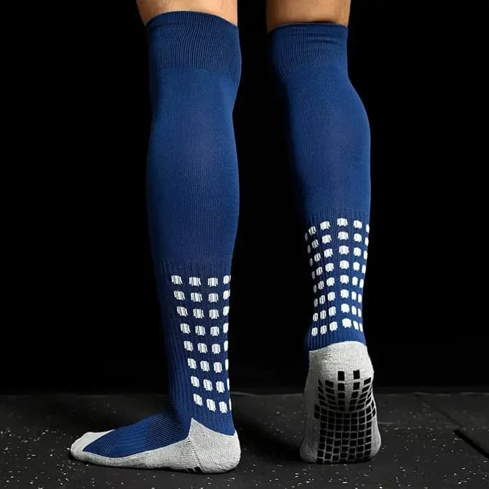 Nouvelles chaussettes de Football longues Silicone ventouse poignée anti-dérapant