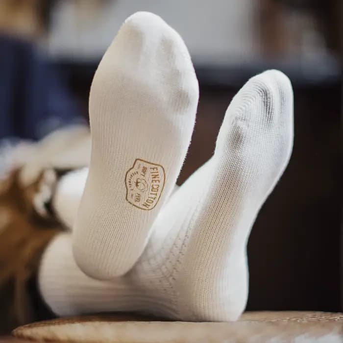 Maden – chaussettes mi-mollet tissées gaufrées pour hommes