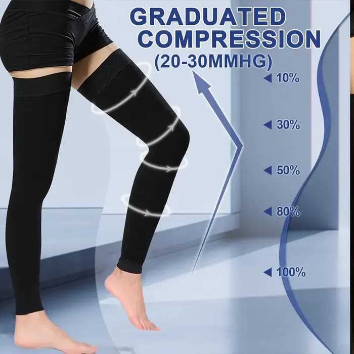 Bas de compression haute pour femmes et hommes
