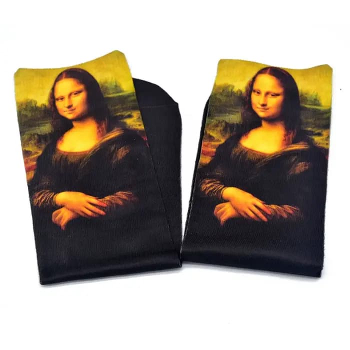 Chaussettes de peinture à l'huile de renommée mondiale unisexe