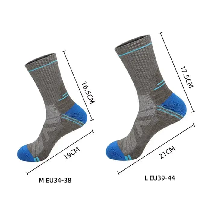 Chaussettes en laine mérinos hiver chaud doux randonnée Camping sport équipage