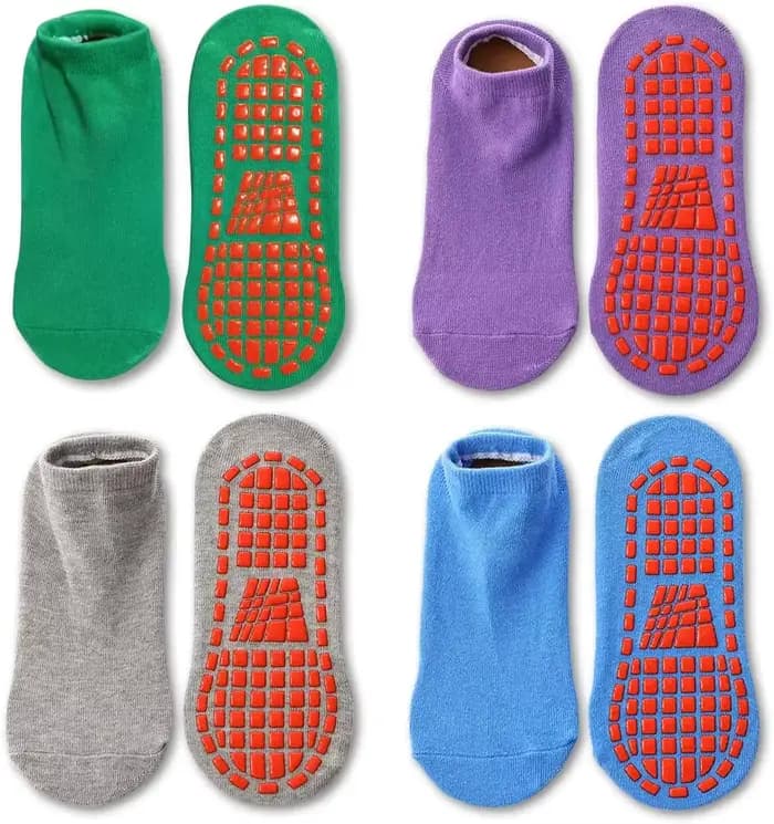Chaussettes antidérapantes pour Trampoline pour enfants