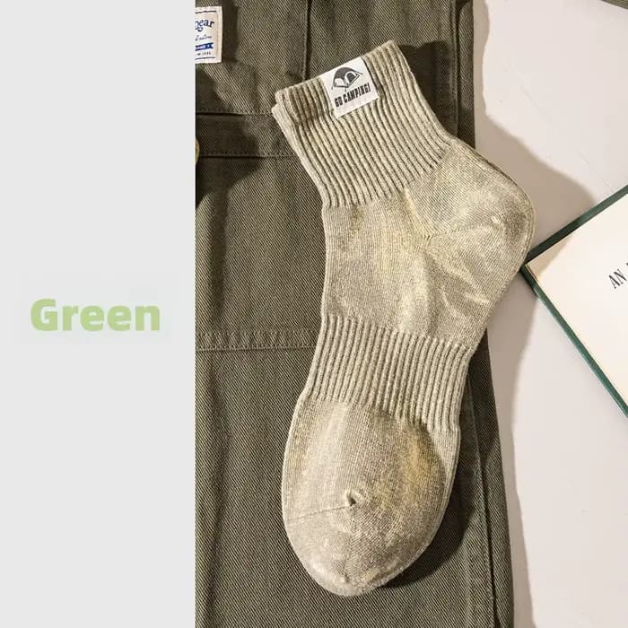 Chaussettes pour homme Miosam personnalisées, style tie-dye, douces, respirantes, en coton, sexy, classiques, mi-hautes, pour le sport.