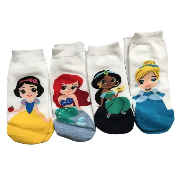 Chaussettes bateau de dessin animé Disney pour adolescents