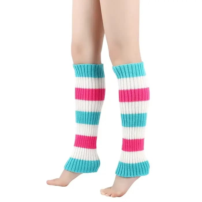 Nouveaux chaussettes sans pieds côtelées pour femmes
