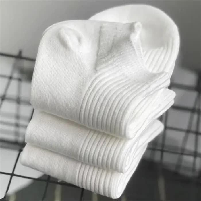 5 paires/pack chaussettes femmes 100% coton Invisible absorbant la sueur filles Tube bas bateau