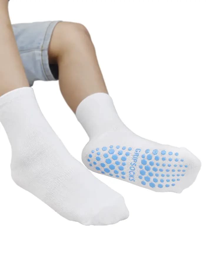 Chaussettes pour tout-petits avec poignées pour garçons et filles, 15 paires de chaussettes antidérapantes et collantes pour bébés de 1 à 10 ans