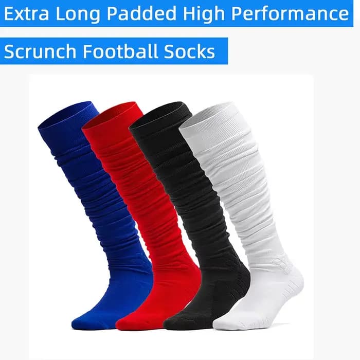 Chaussettes longues et épaisses spécifiques au rugby