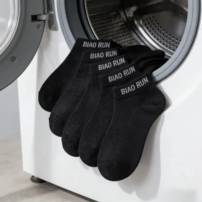 BIAORUN – chaussettes de sport en coton respirantes
