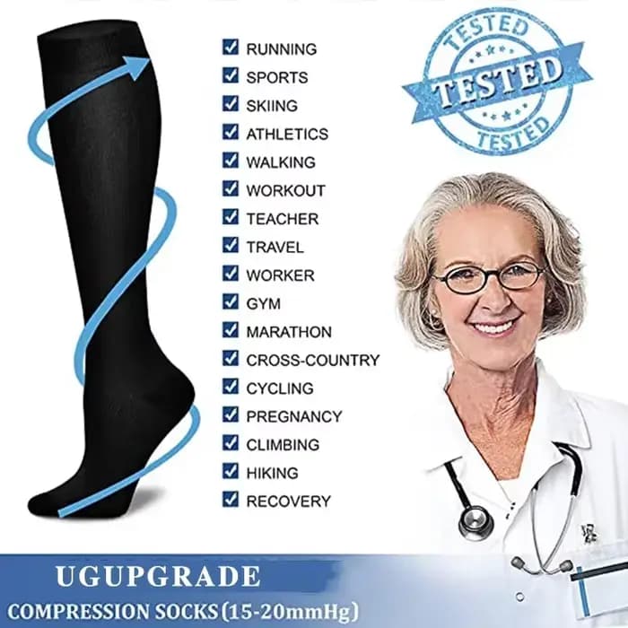 Chaussettes de Compression pour Varices Adaptées au Golf