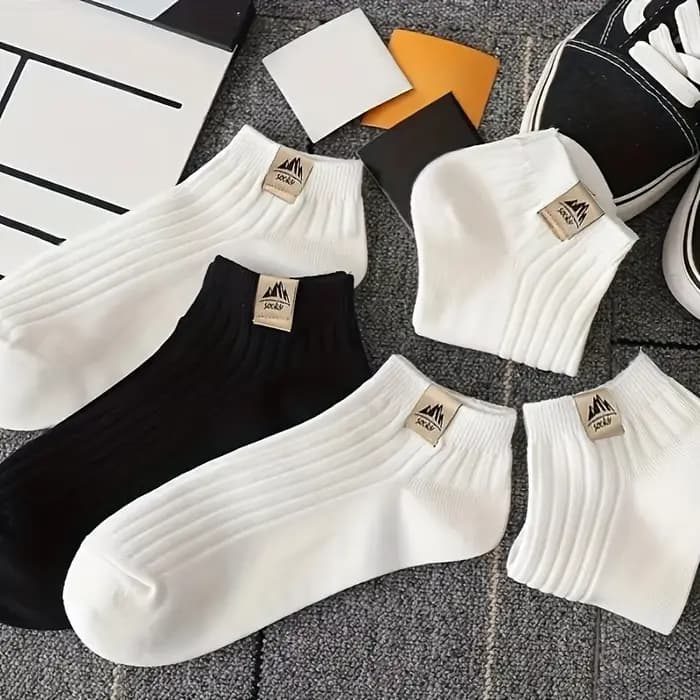 5/10 paires de chaussettes décontractées de haute qualité pour hommes