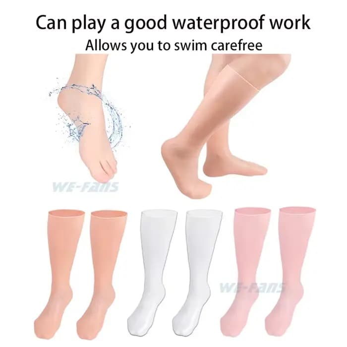 Chaussettes de plongée sous-marine en Silicone, chaussettes de natation 3mm, chaudes, résistantes à l'eau, bottes d'eau de surf, chaussures de plage antidérapantes, chaussettes à ailettes élastiques