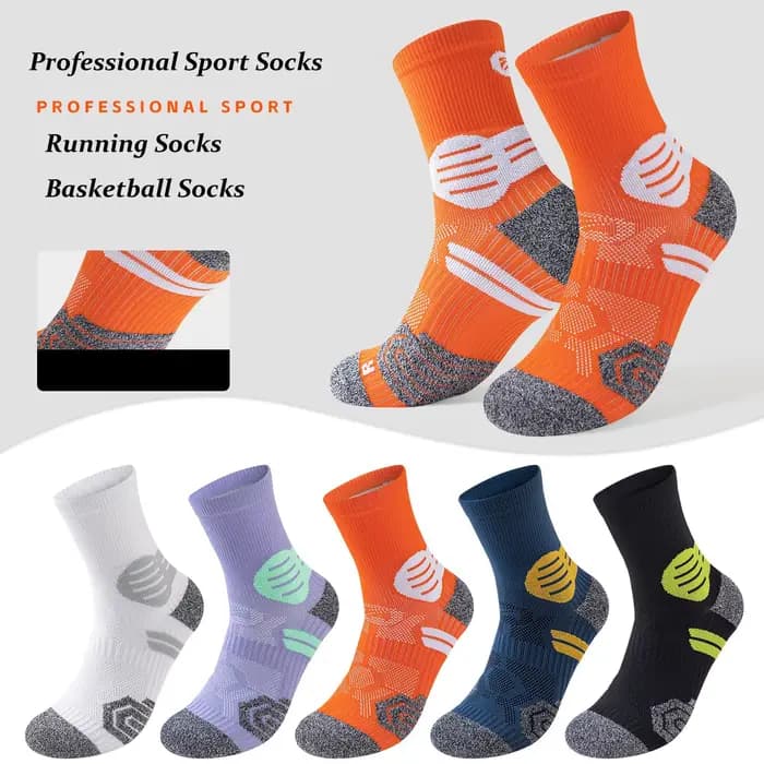 Chaussettes de course Marathon professionnelles pour hommes et femmes