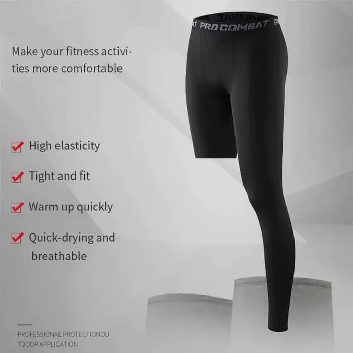 Collants de Compression à une jambe pour hommes