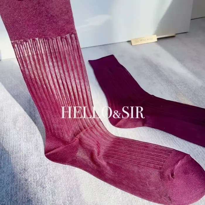 Marque qualité hommes chaussettes pure couleur unie respirant formel affaires