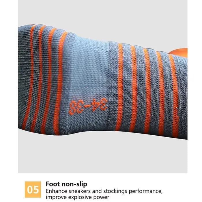Loogdeel 1 paire de chaussettes de sport respirantes à compression pour garçons et filles