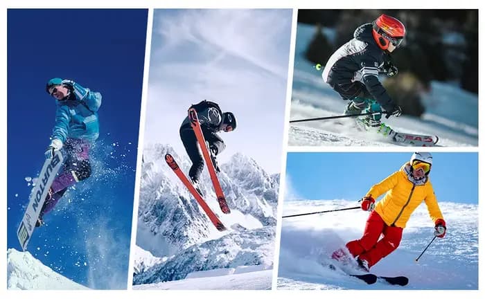 Chaussettes de ski en laine mérinos