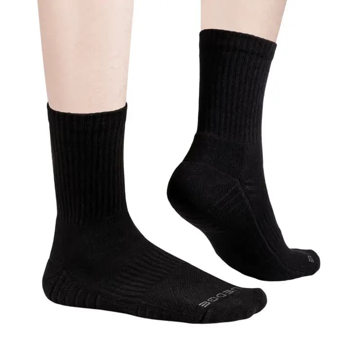 YUEDGE hommes épais respirant coton coussin équipage Sports de plein air randonnée Trekking chaussettes travail botte