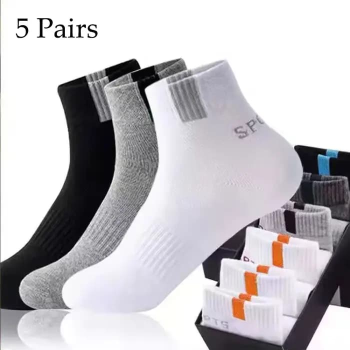 5 paires de chaussettes en fibre de bambou pour hommes