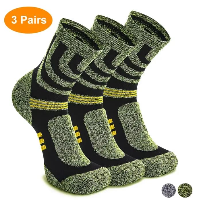 2/3/4/5 Paris hommes Anti Blister hiver Terry chaussettes Sports de plein air course cyclisme Camping Trekking Rugby