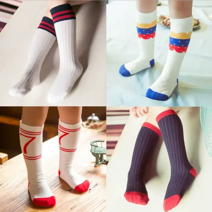 Bébé garçon filles genou haute chaussette coton renard Animal longues chaussettes enfants 0-6 ans chaud jambières