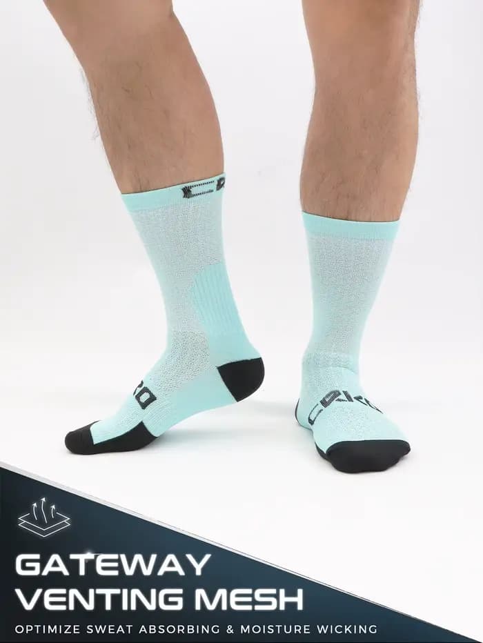 Chaussettes de cyclisme professionnelles respirantes pour hommes et femmes