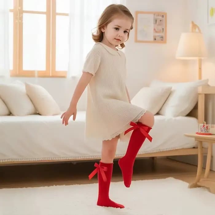 Chaussettes à volants pour filles princesse à la mode