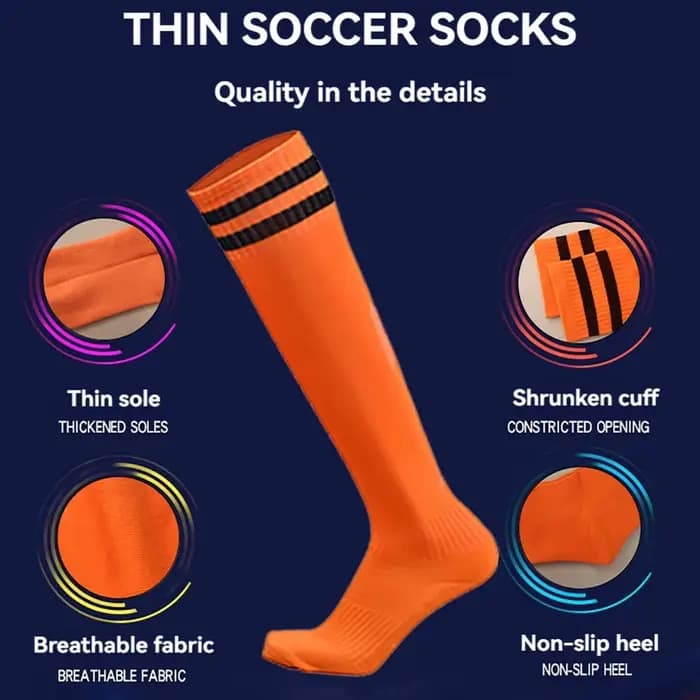 Loogdeel chaussettes de Football antidérapantes résistantes à l'usure chaussettes de sport professionnelles enfant adulte athlètes sur le genou chaussettes de Football à Tube haut