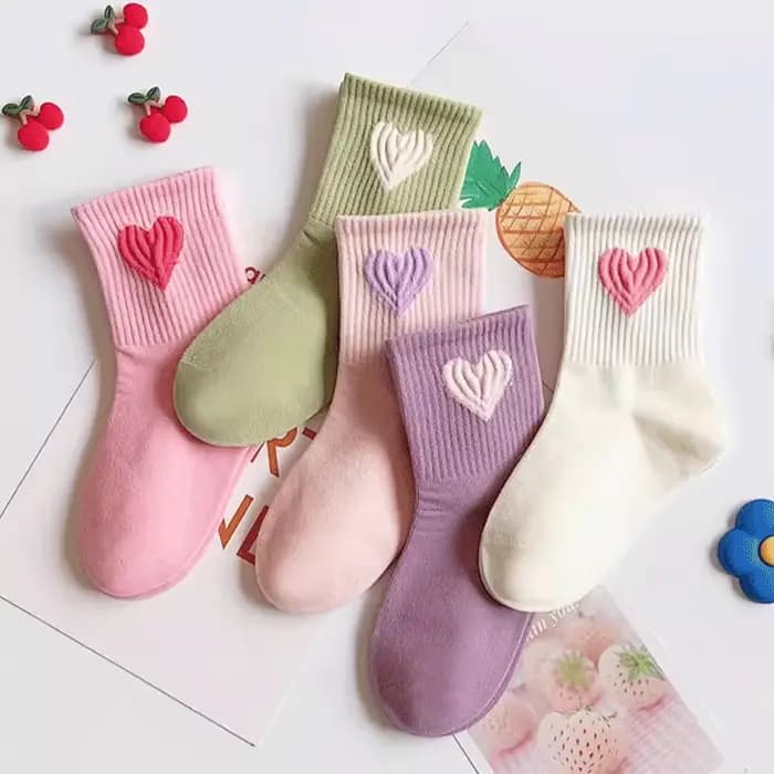 Chaussettes mi-mollet pour filles de 1 à 14 ans